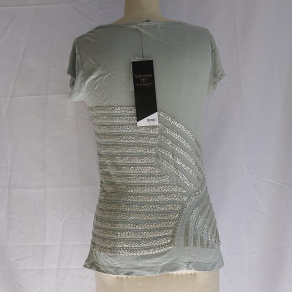 Kate Moss for Top Shop Hand Beaded Top - NWT - Picture 9 of 12